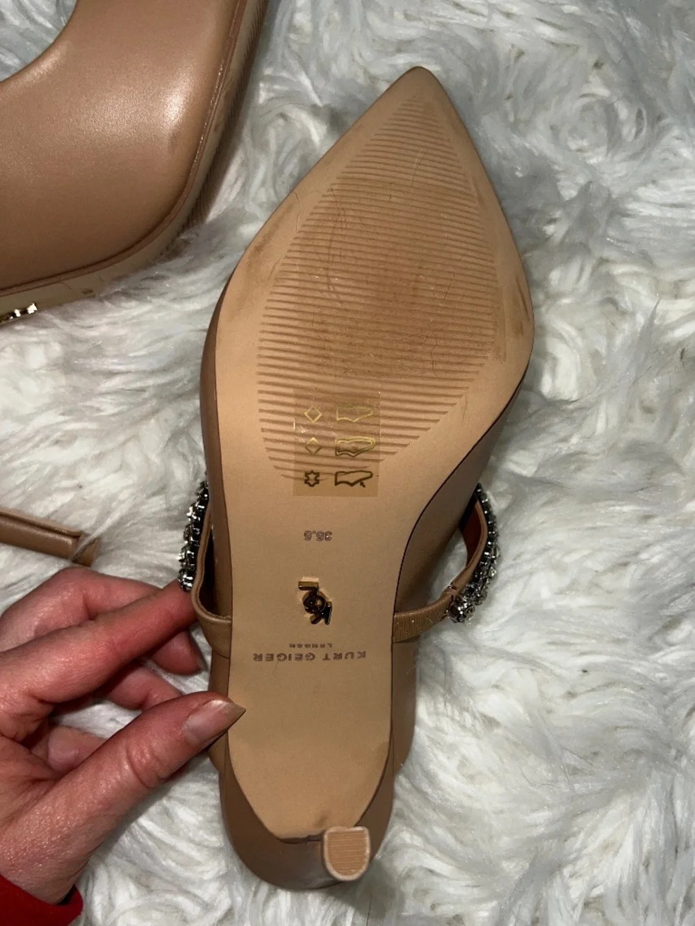 Kurt Geiger London Duke mule heel women’s size 5.5